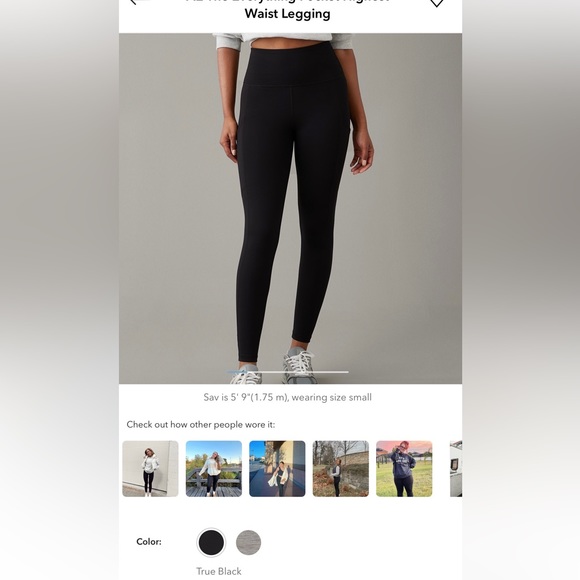 American Eagle Outfitters Pants - American Eagle Black Leggings